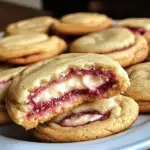 Strawberry Cheesecake Stuffed Cookies