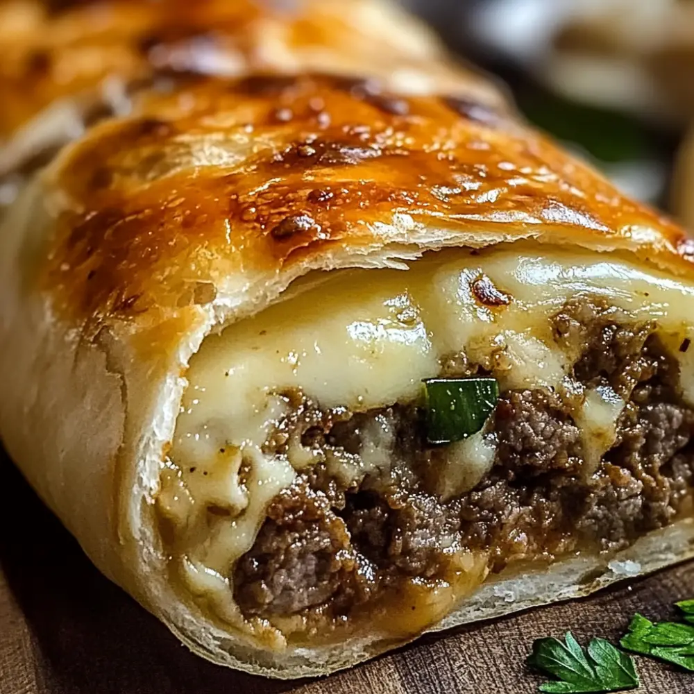 Philly Cheesesteak Stromboli