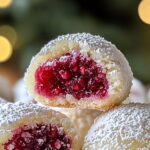 Melt-in-Your-Mouth Raspberry Filled Almond Snowball Cookies 3 Melt-in-Your-Mouth Raspberry Filled Almond Snowball Cookies