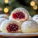 Filled Almond Snowball Cookies