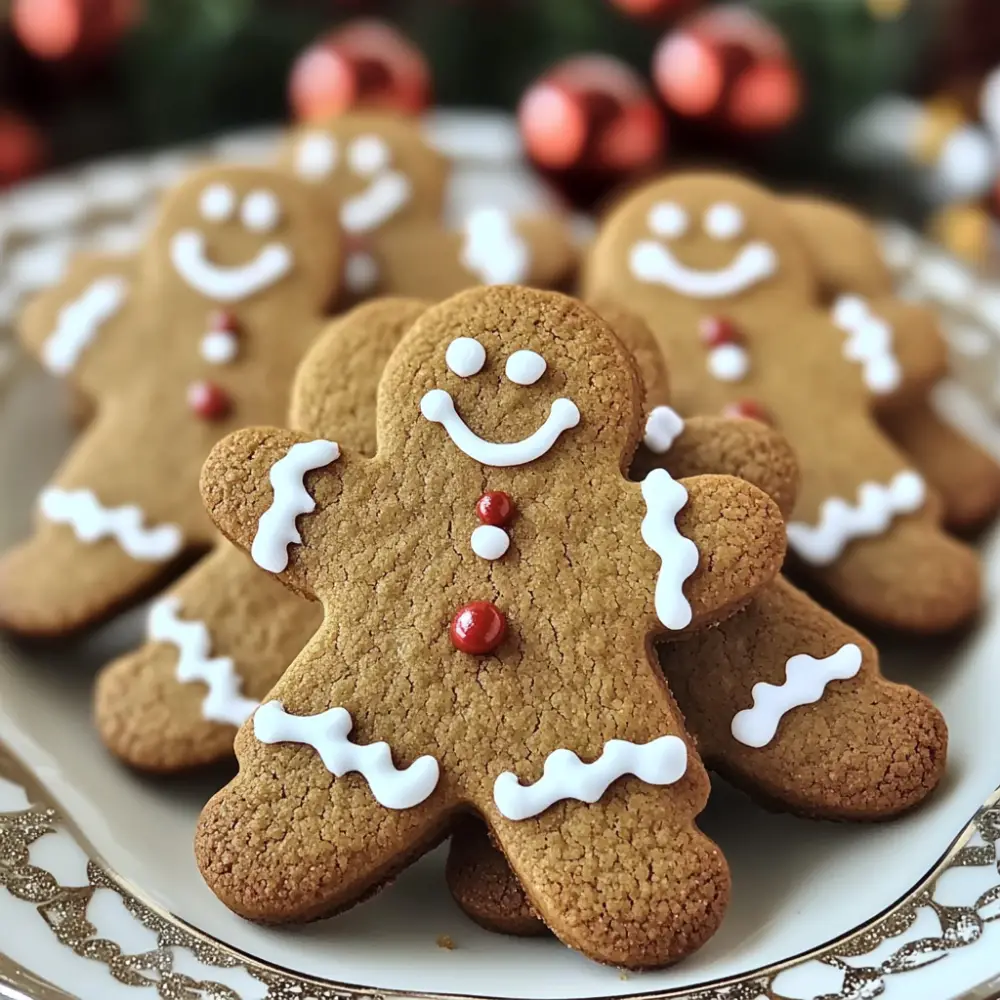 Soft & Chewy Gingerbread Men Cookies