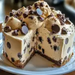 Chocolate Chip Cookie Dough Ice Cream Cake