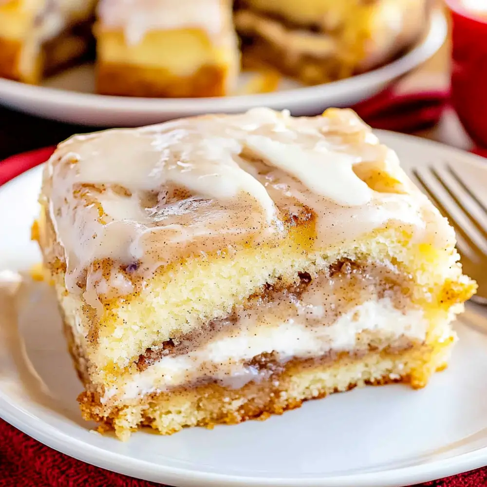 Cinnamon Roll Cake