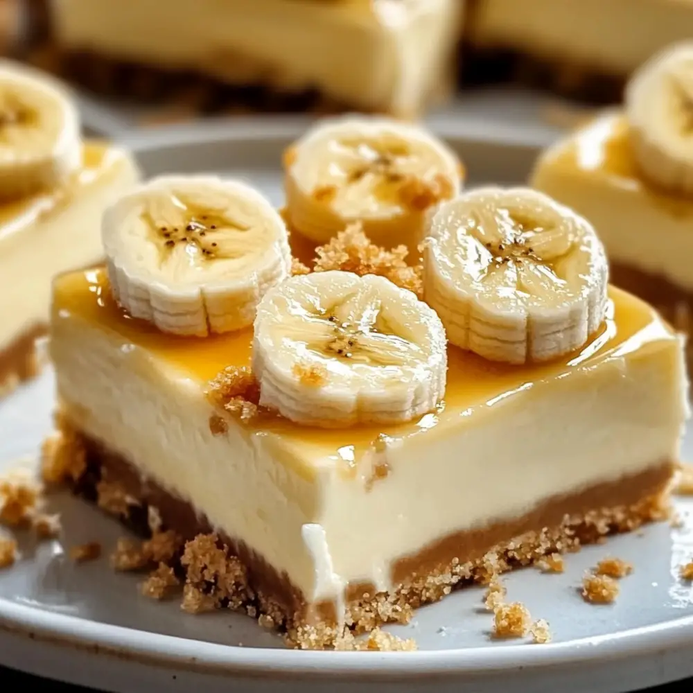 Banana Pudding Cheesecake Squares