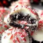 No-Bake Peppermint Bark Snowballs