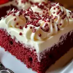 Christmas Red Velvet Poke Cake