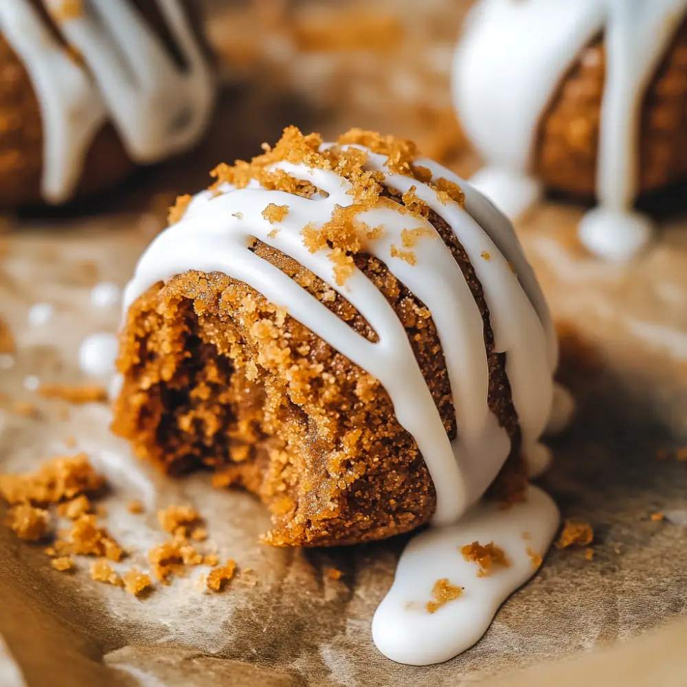 Easy No-Bake Biscoff Cookie Pumpkin Truffles