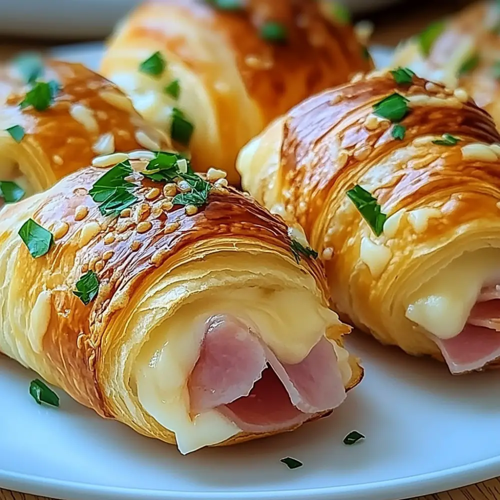 Ham and Cheese Croissant Rolls