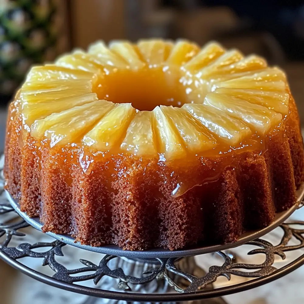 Pineapple Cream Cheese Pound Cake