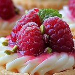 Elegant Raspberry Pistachio Cream Tarts 3 Elegant Raspberry Pistachio Cream Tarts