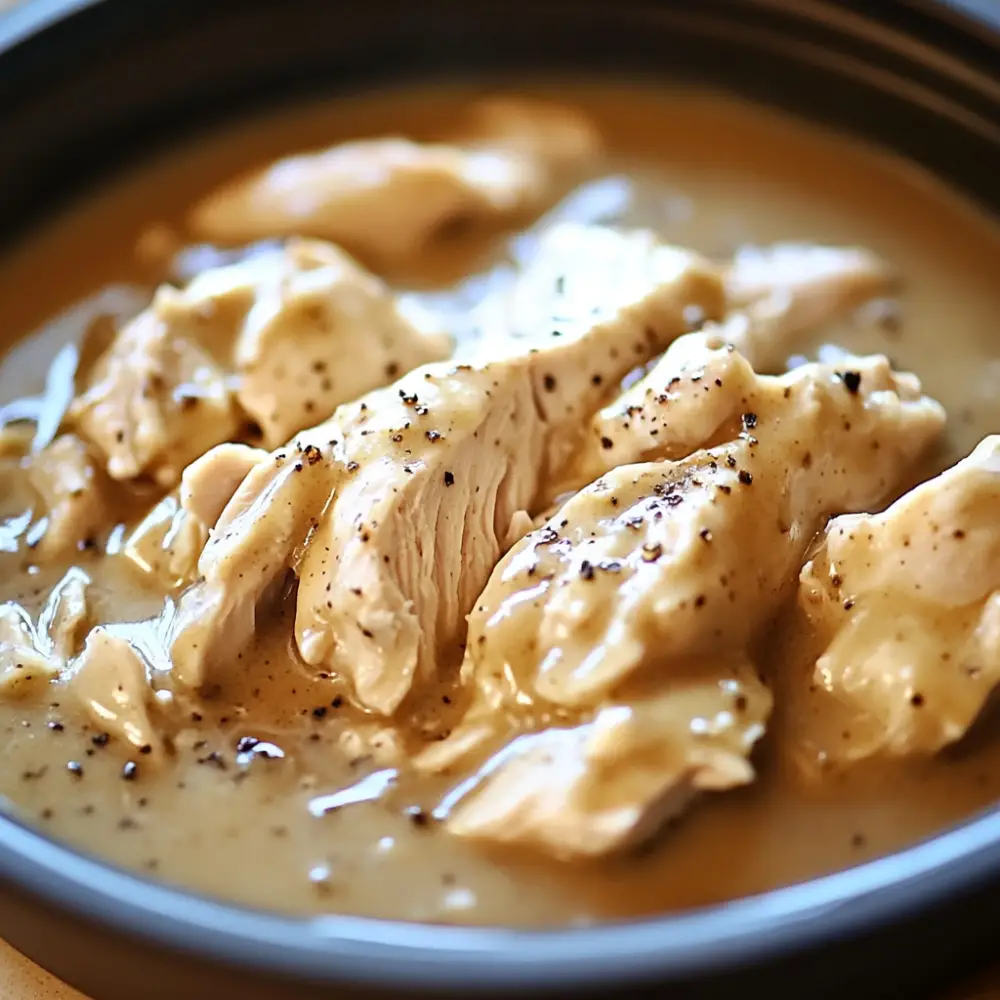 Hearty Slow-Cooked Chicken and Gravy