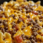 Cheesy Beef Pasta Skillet