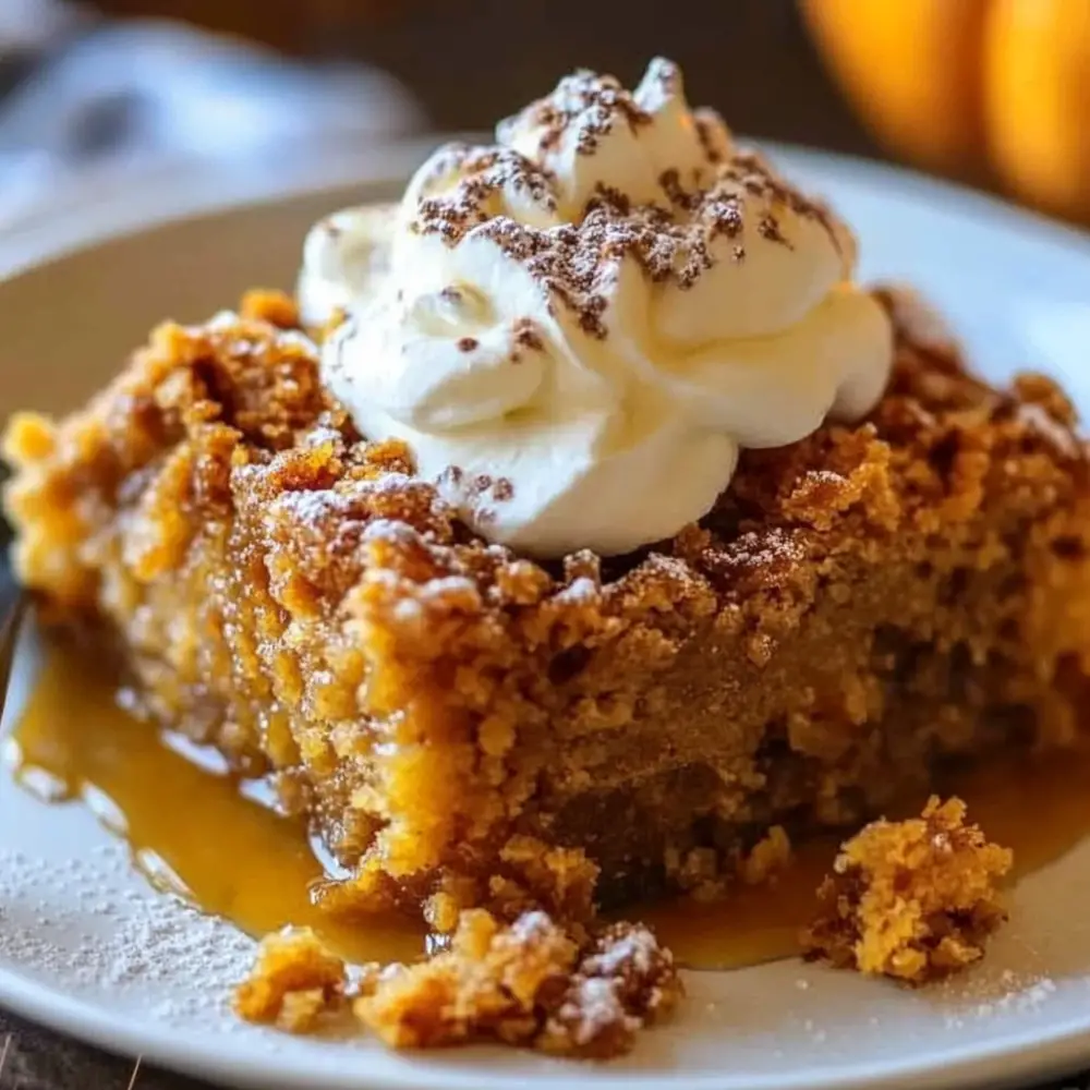 Easy Pumpkin Dump Cake