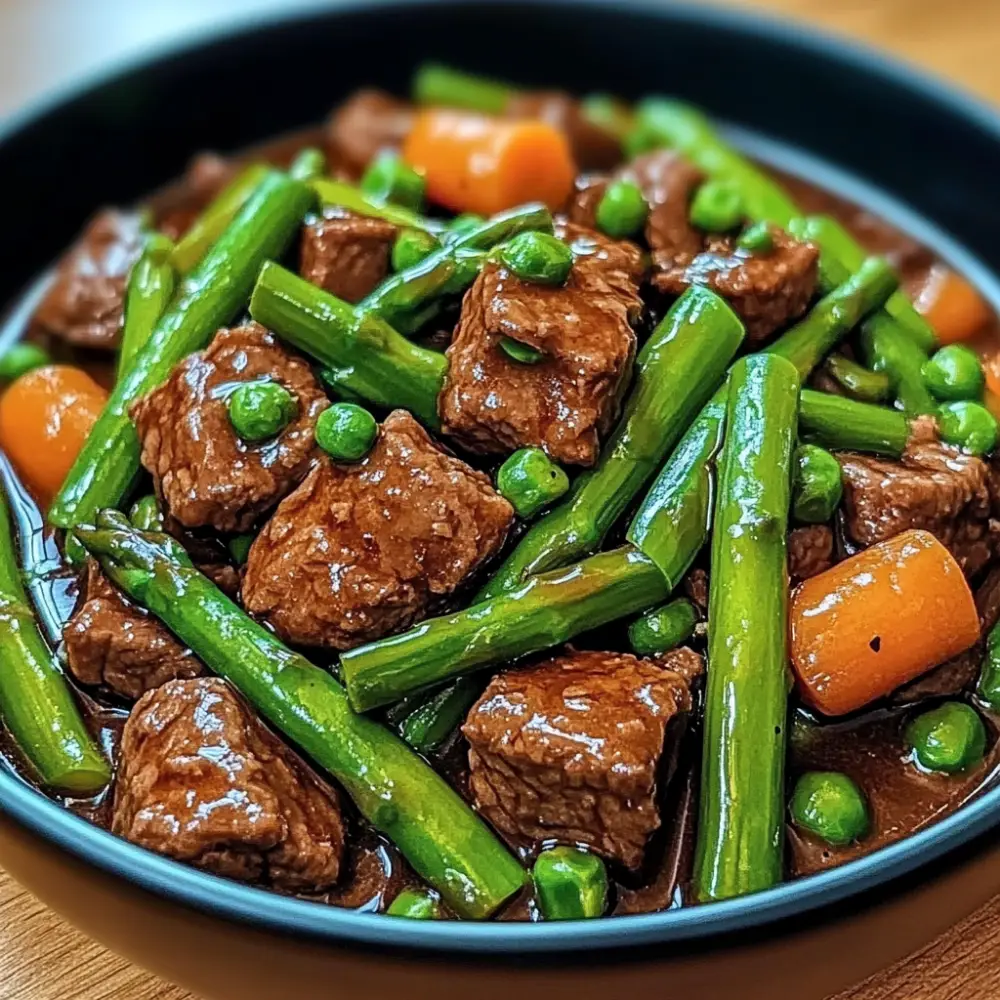 Garlic Beef and Asparagus Stir-Fry