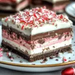 Layered Chocolate and Peppermint Cream Delight