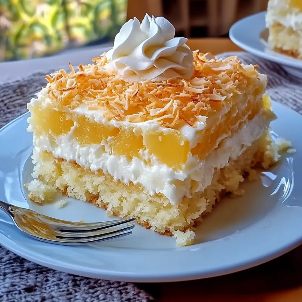 Pineapple Coconut Dream Cake