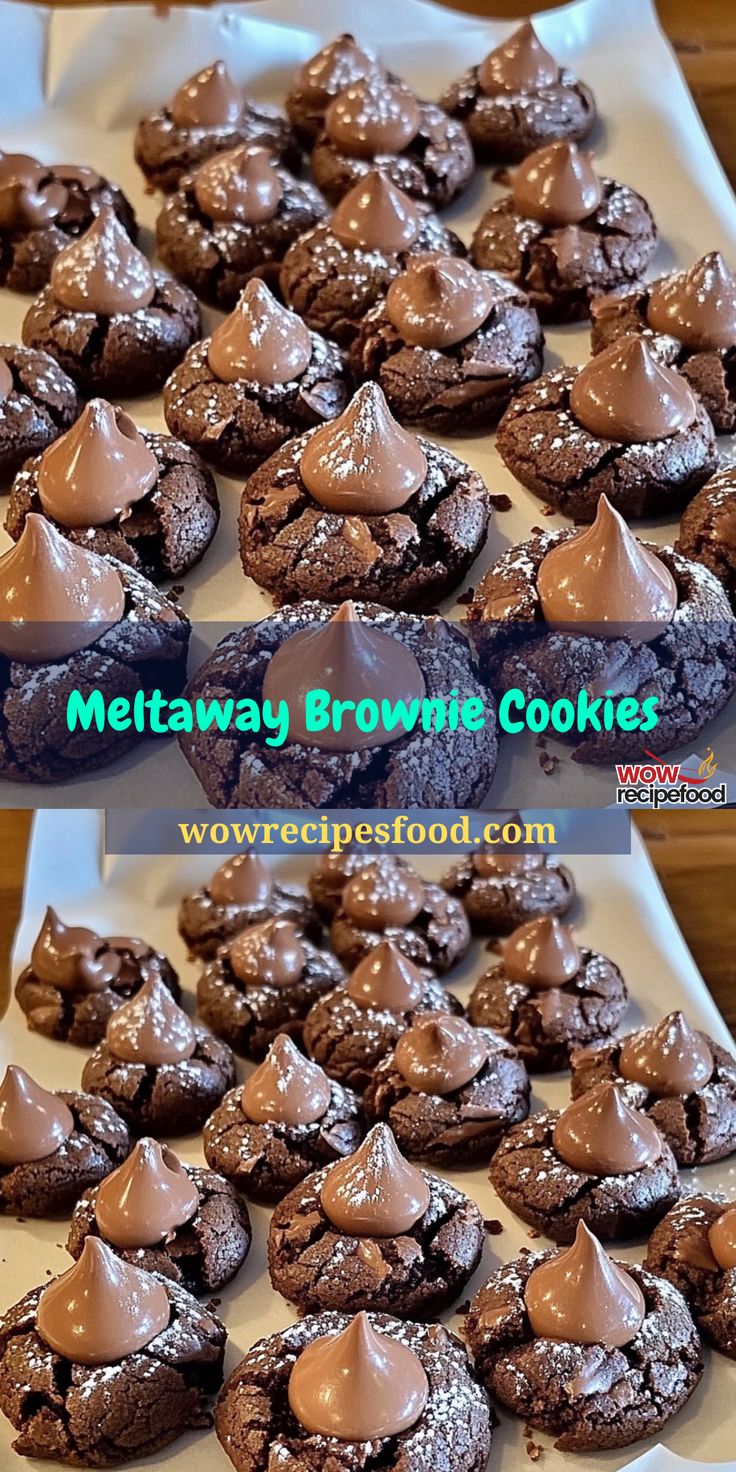 Meltaway Brownie Cookies Recipe