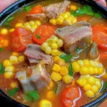 Tomato Corn Pork Rib Soup