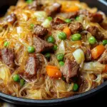 Filipino Pancit With Beef