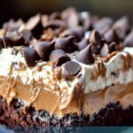 Chocolate Peanut Butter Poke Cake