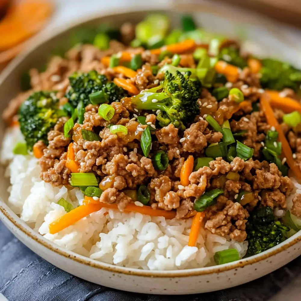 Ground Turkey Teriyaki Stir Fry