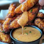 Crispy Chicken Tenders with Honey Mustard Sauce