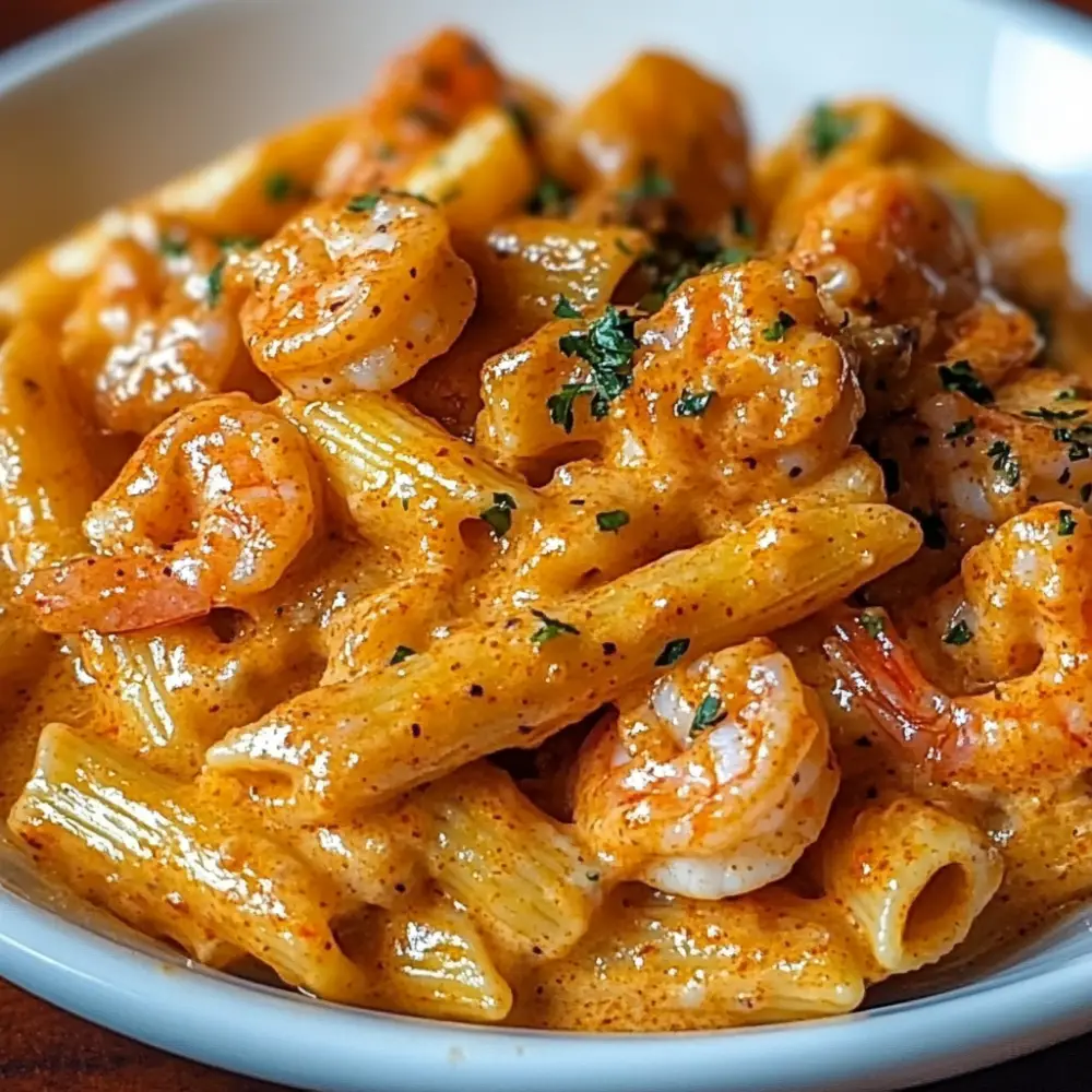 Creamy Cajun Shrimp Pasta