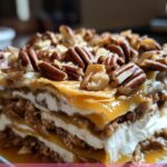 Layered Pecan Pie Lasagna