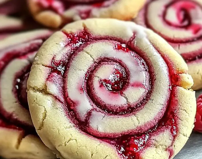 Raspberry Swirl Cookies Recipe