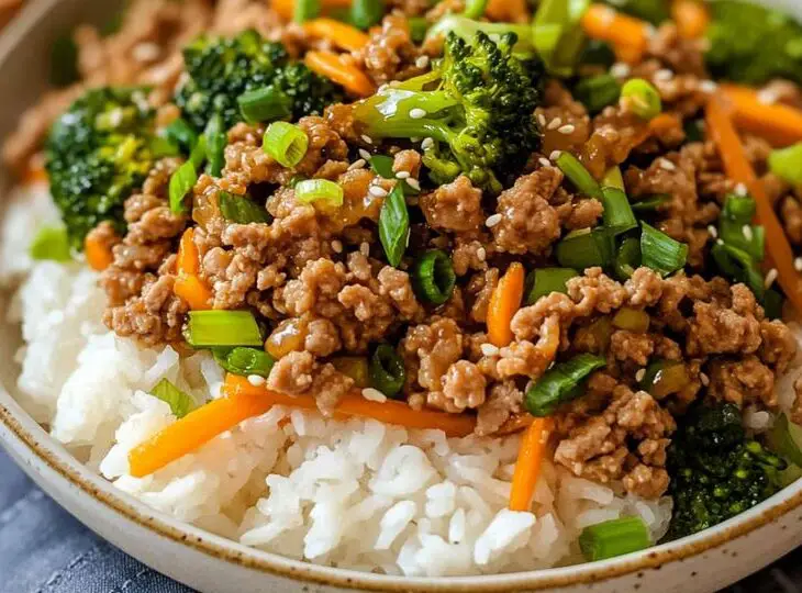 Ground Turkey Teriyaki Stir Fry