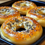 Herb and Sea Salt Bagels Recipe