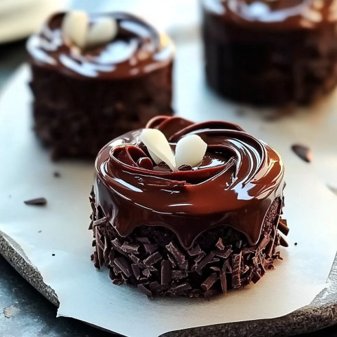 Chocolate Glazed Mini Cakes Recipe