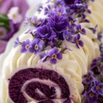 Purple Velvet Swiss Roll