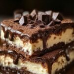 Layered Chocolate Tiramisu Bars 3 Layered Chocolate Tiramisu Bars