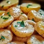 Creamy Garlic Parmesan Potatoes