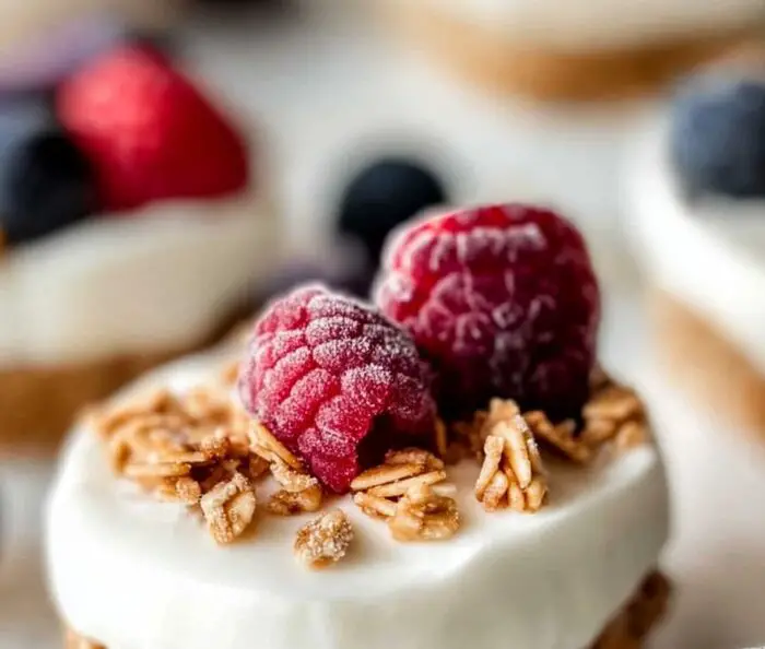 Frozen Yogurt Granola Cups