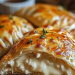 Chicken Alfredo Air Fryer Calzones 3 Chicken Alfredo Air Fryer Calzones