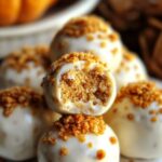 No-Bake Pumpkin Cheesecake Balls 3 No-Bake Pumpkin Cheesecake Balls