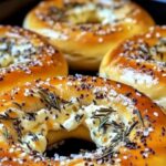 Mozzarella-Stuffed Rosemary Parmesan Soft Pretzels 3 Mozzarella-Stuffed Rosemary Parmesan Soft Pretzels