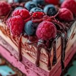 Triple Chocolate Berry Mousse Cake 3 Triple Chocolate Berry Mousse Cake