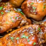 Honey Garlic Glazed Chicken Thighs