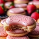 Strawberry Glazed Shortbread