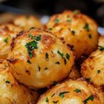 Crispy Potato & Cheese Bombs