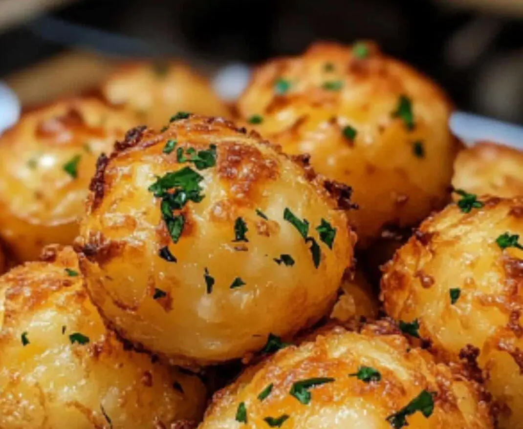 Crispy Potato & Cheese Bombs