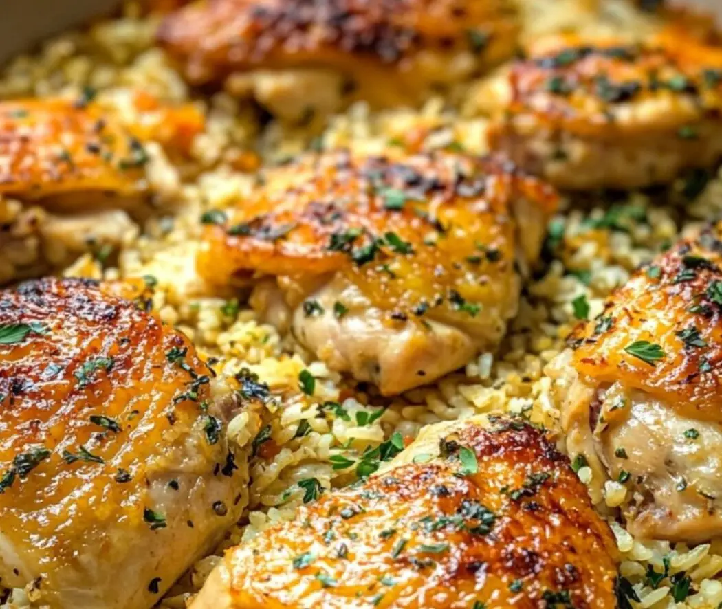 Baked Chicken and Rice