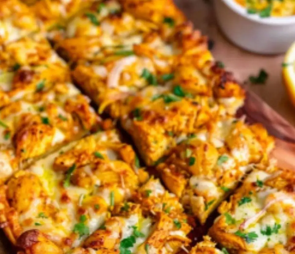 Spicy Chicken Flatbread Pizza