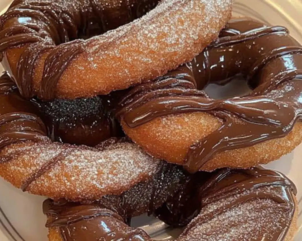 Churros with Chocolate Drizzle