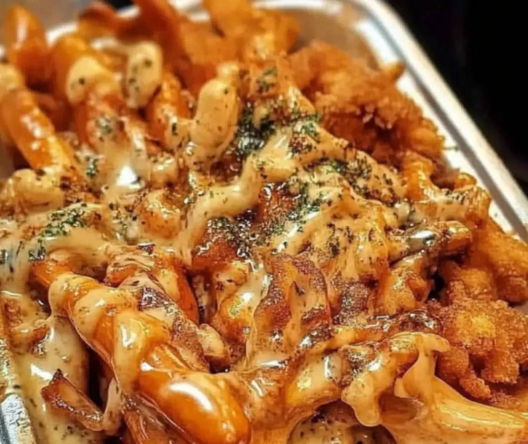 Loaded Cheesy Fries with Chicken