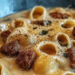 Creamy Beef & Shell Pasta 3 Creamy Beef & Shell Pasta