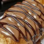 Chocolate Drizzled Croissant 3 Chocolate Drizzled Croissant
